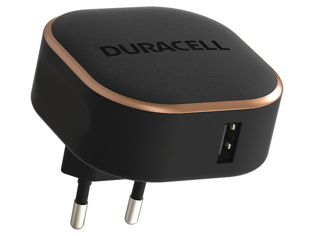 Duracell DRACUSB12-EU mobile device charger Black