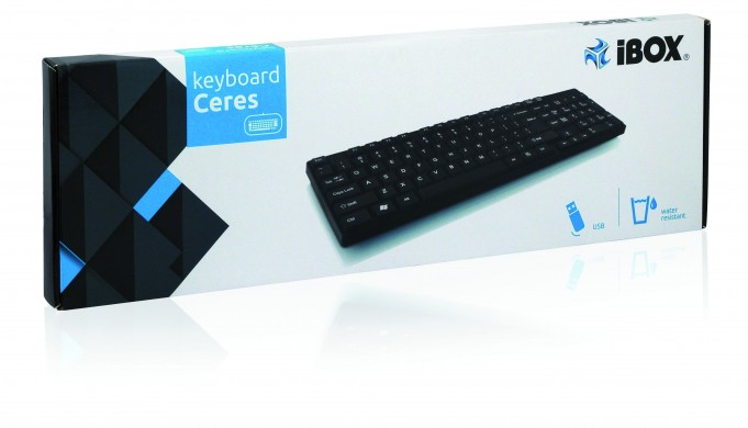 iBox IKCHK501 tangentbord USB Svart