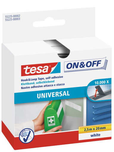 Image of TESA 55225-00000-02 stationery tape 2.5 m Black 1 pc(s)