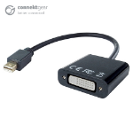 connektgear Mini DisplayPort to DVI-D Active Adapter - Male to Female (Mini DP Source)