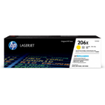 HP 206X YELLOW TONER - HIGH YIELD - APPROX 2.45K PAGES - FOR M283, M255 PRINTERS
