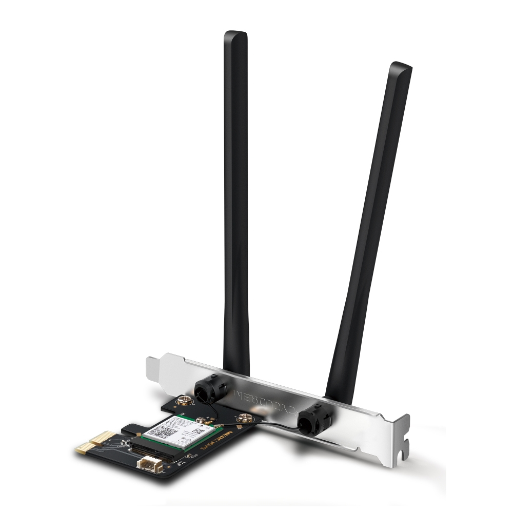 Image of Mercusys AX3000 Wi-Fi 6 Bluetooth 5.2 PCIe Adapter