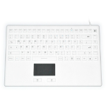 Aitmon German Medical Sealed IP-68 Silicone Touchpad Keyboard White