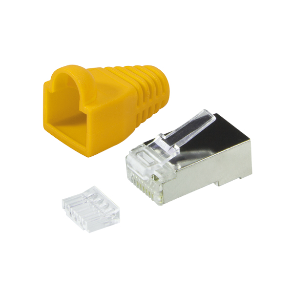 Image of LogiLink MP0022Y wire connector RJ45 Yellow