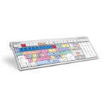 Logickeyboard LKB-PPROCC-CWMU-FR keyboard USB AZERTY French White