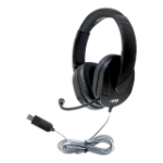 HamiltonBuhl MACH-2 Headset Wired Head-band Education USB Type-A Black