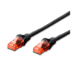 FDL 5M CAT.6 UTP LSZH PATCH CABLE - BLACK