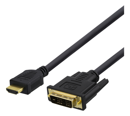 HDMI-115D DELTACO HDMI-115D - 5 m - HDMI Type A (Standard) - DVI - Male - Male - Straight