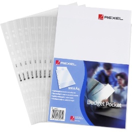 Photos - Accessory Rexel Budget Embossed Top Opening Pockets  11000 (100)