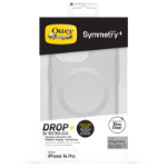 OtterBox Symmetry+ Clear Case for iPhone 14 Pro for MagSafe, Shockproof, Drop proof, Protective Thin Case, 3x Tested to Military Standard, Antimicrobial Protection, Stardust