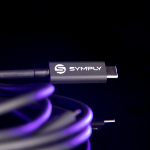 Symply Thunderbolt 3 Cerrified Cable 0.7m (2.2ft) 40Gbps 100W Charging 5A/20V Passive Type-C