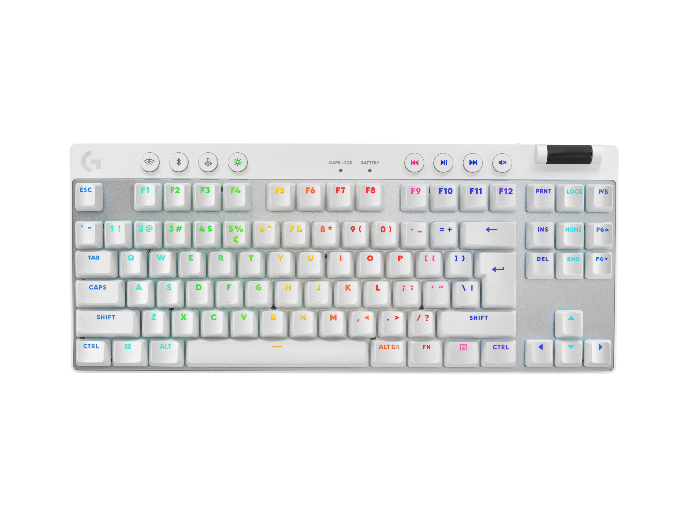 Logitech G PRO X TKL keyboard Gaming RF Wireless + Bluetooth QWERTY US International White