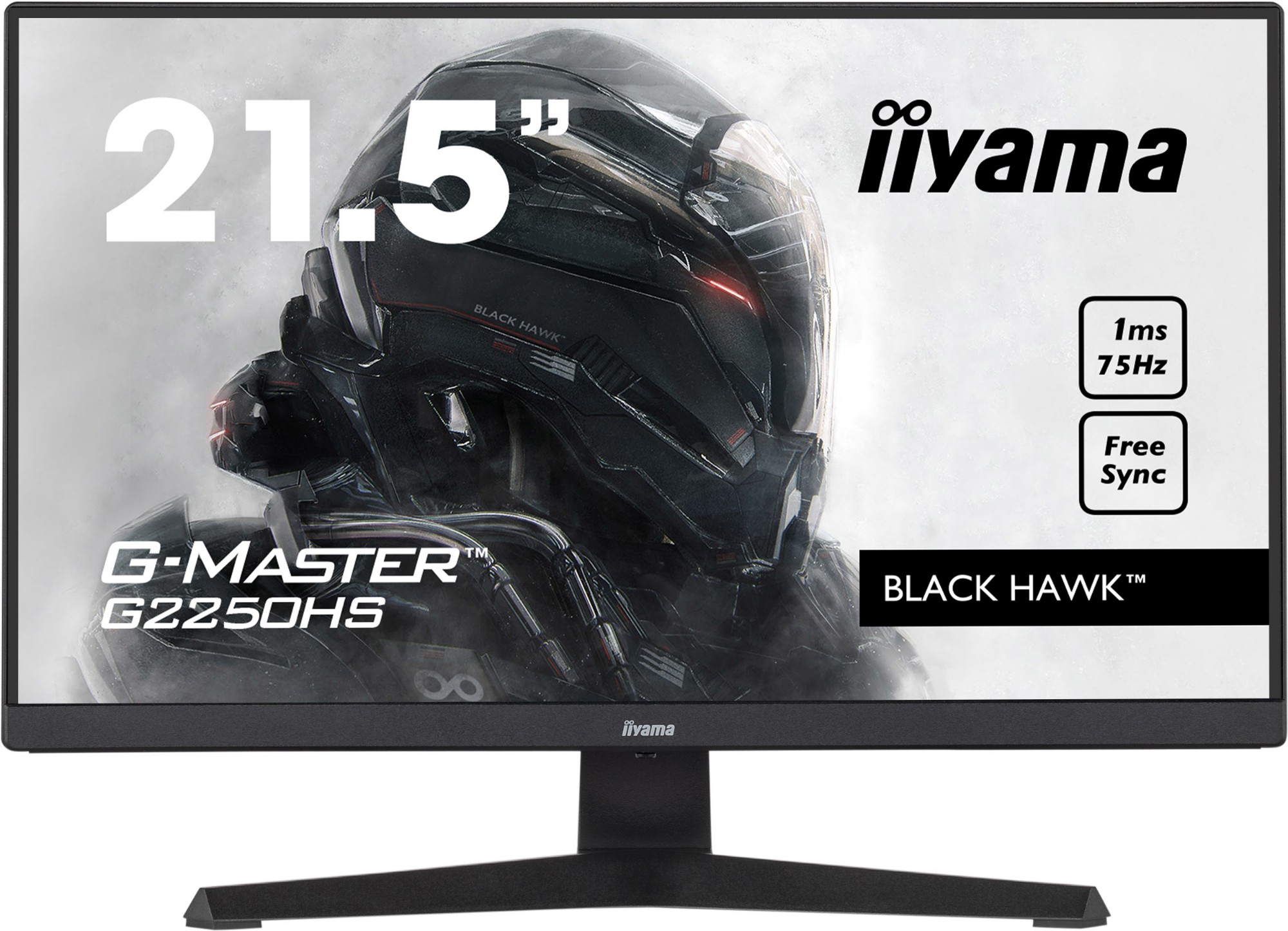 iiyama G-MASTER G2250HS-B1 computer monitor 54.6 cm (21.5") 1920 x 1080 pixels Full HD LED Black