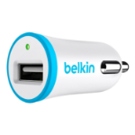 Belkin Car Charger, 1A Auto Blue