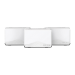 Mercusys HALO H27BE Dual-band (2.4 GHz / 5 GHz) Wi-Fi 6 (802.11ax) White 3 Internal
