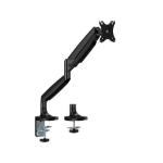 Brateck LDT82-C012 SINGLE SCREEN HEAVY-DUTY GAS SPRING MONITOR ARM For most 17'~45' Monitors, Matte Black(New)