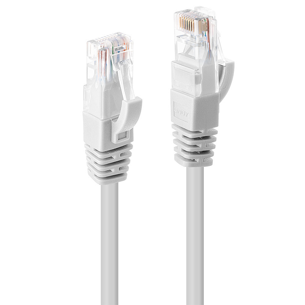 Image of Lindy 2m Cat.6 U/UTP Cable, White