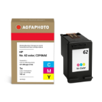 AgfaPhoto APHP62C inktcartridge 1 stuk(s) Compatibel Normaal rendement Cyaan, Magenta, Geel