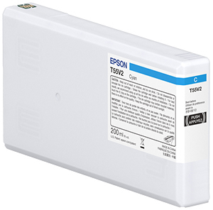 Image of Epson C13T55W200 Ink cartridge cyan 200ml for Epson SureColor SC-P...
