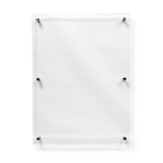 Deflecto A2 Wall Mounted Acrylic Poster Holder Literature Display Sign Holder Crystal Clear - AA2PH1