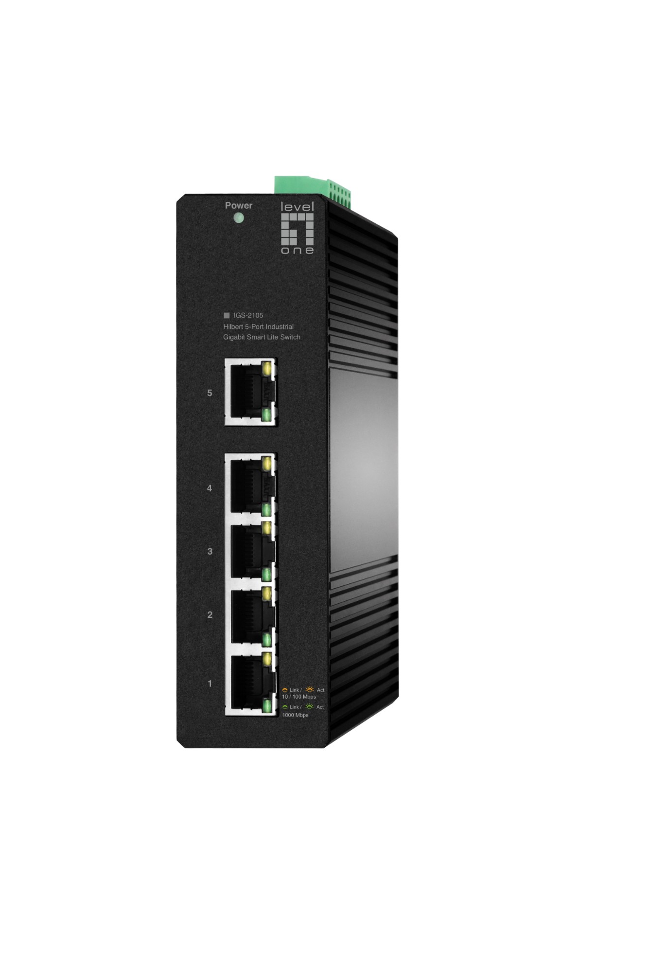IGS-2105 LEVEL ONE LevelOne Switch  5x GE IGS-2105   1000 BASE-T RJ45   schwarz