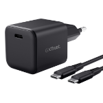 Trust 26143 oplader voor mobiele apparatuur Draagbare game console Zwart AC Snel opladen Binnen