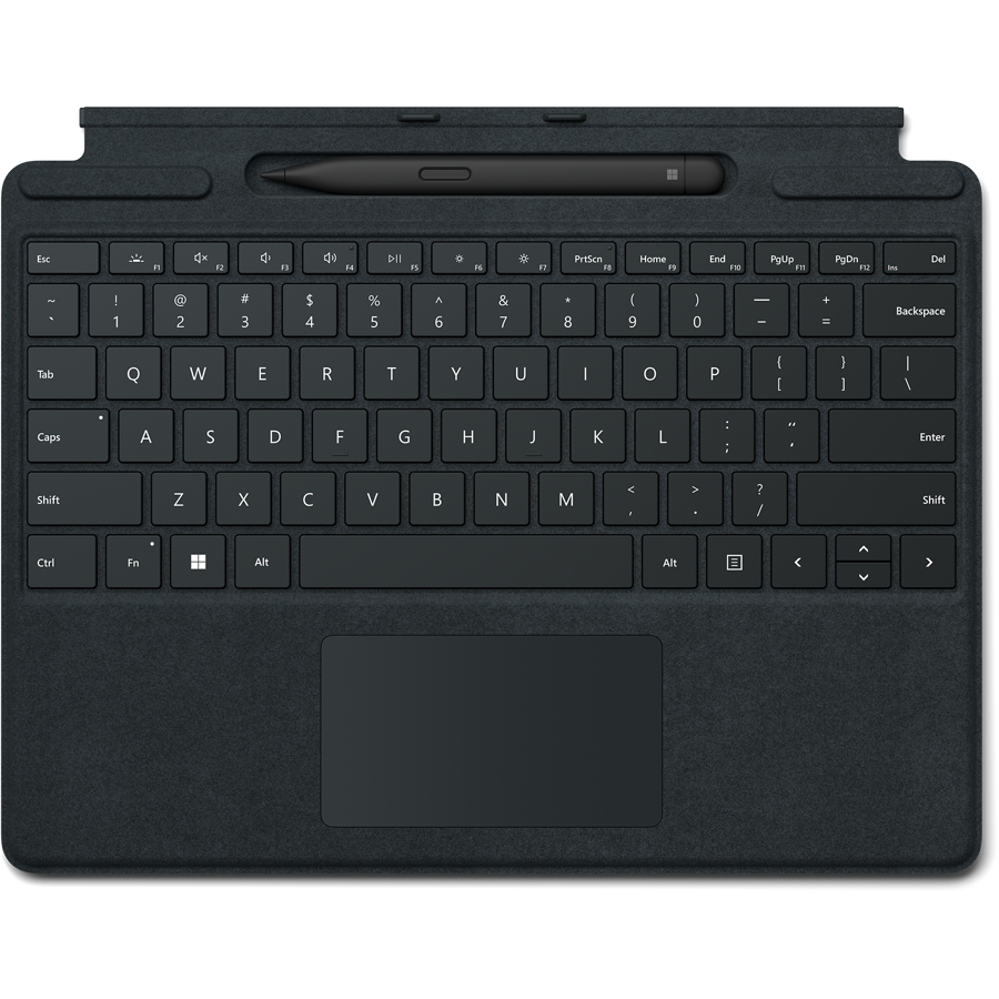 Image of Microsoft Signature with Slim Pen 2 Black Microsoft Cover port...