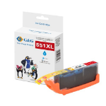 G&G Image 14566/NP-C-0551XLC Ink cartridge cyan, 1x1.01K pages 10,2ml Pack=1 (replaces Canon CLI-551CXL) for Canon Pixma IP 8700/IX 6850/MG 5450/MG 6350/MX 725