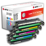 AgfaPhoto APTC723SETE tonercartridge 4 stuk(s) Compatibel Zwart, Cyaan, Magenta, Geel
