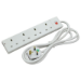 Lindy 70145 surge protector 4 AC outlet(s) 250 V White 2 m