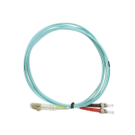 Monoprice 39430 InfiniBand/fibre optic cable 39.4" (1 m) LCD 2x ST OFNR Aqua color