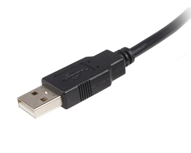 Photos - Cable (video, audio, USB) Startech.com 2m USB 2.0 A to B Cable - M/M USB2HAB2M 