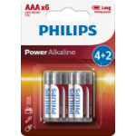 Philips Power Alkaline LR03P6BP/10