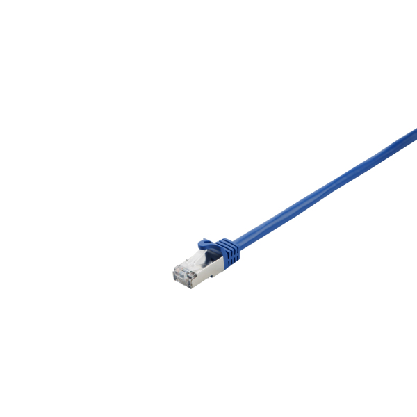 Photos - Cable (video, audio, USB) V7 V7CAT7FSTP-3M-BLU networking cable Blue Cat7 S/FTP  (S-STP)