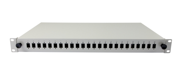 EU Product - LWL-Patchpanel fr 24xLC/LSH E2000 -Duplex-Buchsen 19