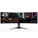 GIGABYTE CO49DQ OLED Curved Gaming Monitor - 5120x1440(DQHD), 1800R, 144Hz, 0.03ms, KVM, FreeSync Premium Pro, HDMI 2.1