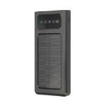 Extralink Powerbank EPB-091 10000mAh Black Solar Power bank, USB-C