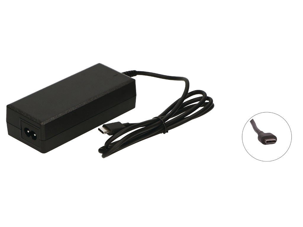 2-Power 2P-L32392-001 power adapter/inverter Indoor 65 W Black