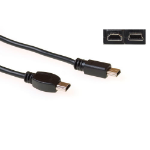 ACT 2,0 meter USB 2.0 OTG kabel USB mini A5 male - USB mini B5 male