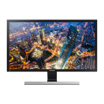 Samsung U28E590DSL 71.1 cm (28") 3840 x 2160 pixels 4K Ultra HD LCD Black