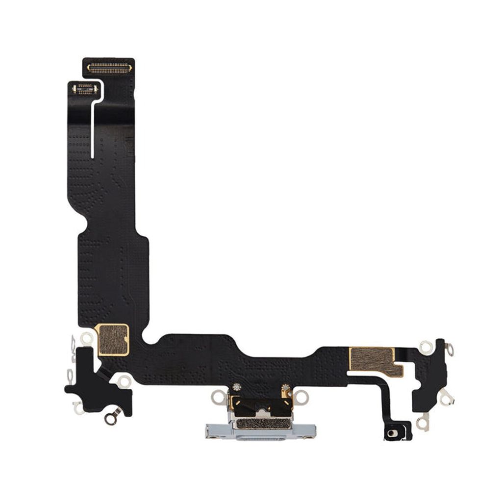 EU Product - iPhone 15 Plus Original Charging Port Flex Cable - Blue thumbnail