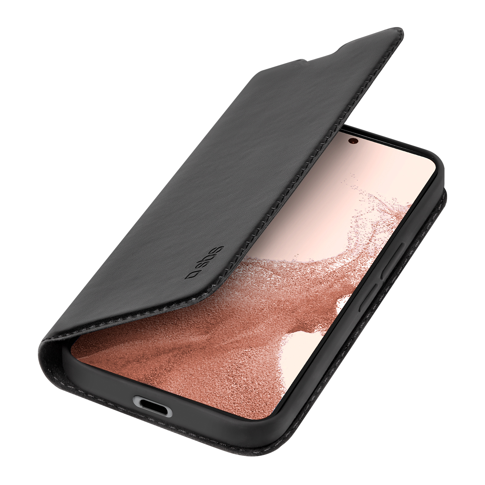 Image of SBS TEBKLITESAS23PK mobile phone case 16.8 cm (6.6") Folio Black
