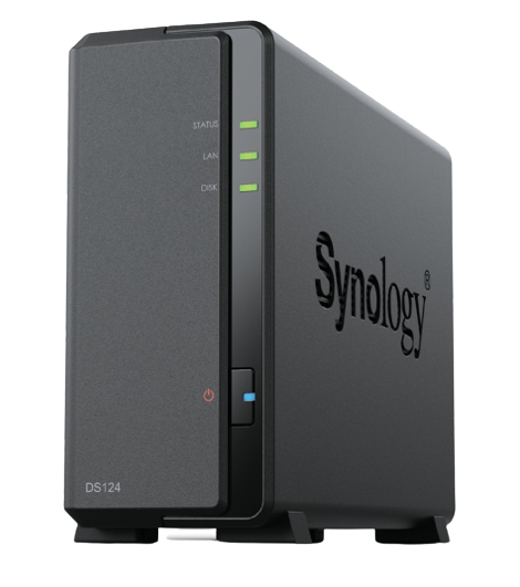 Image of Synology DiskStation DS124 NAS/storage server Desktop Ethernet LAN...