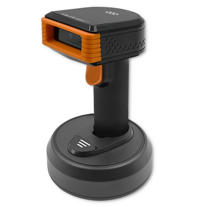 QOC Qoltec 50878 Wireless barcode reader and QR code scanner | 1D 2D | 2.4G | + docking station