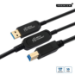 Microconnect MC-USB3.0AB10OP USB cable USB 3.2 Gen 2 (3.1 Gen 2) 10 m USB A USB B Black