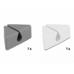 DeLOCK Cable Holder triangle Set 2 pieces