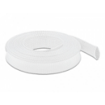 DeLOCK Braided Sleeve stretchable 10 m x 25 mm white