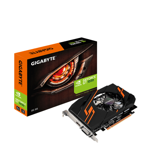 Image of Gigabyte GV-N1030OC-2GI graphics card NVIDIA GeForce GT 1030 2 GB...