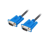 Lanberg CA-VGAC-10CU-0050-BK VGA cable 5 m VGA (D-Sub) Black, Blue