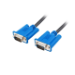 Lanberg CA-VGAC-10CU-0050-BK VGA cable 5 m VGA (D-Sub) Black, Blue